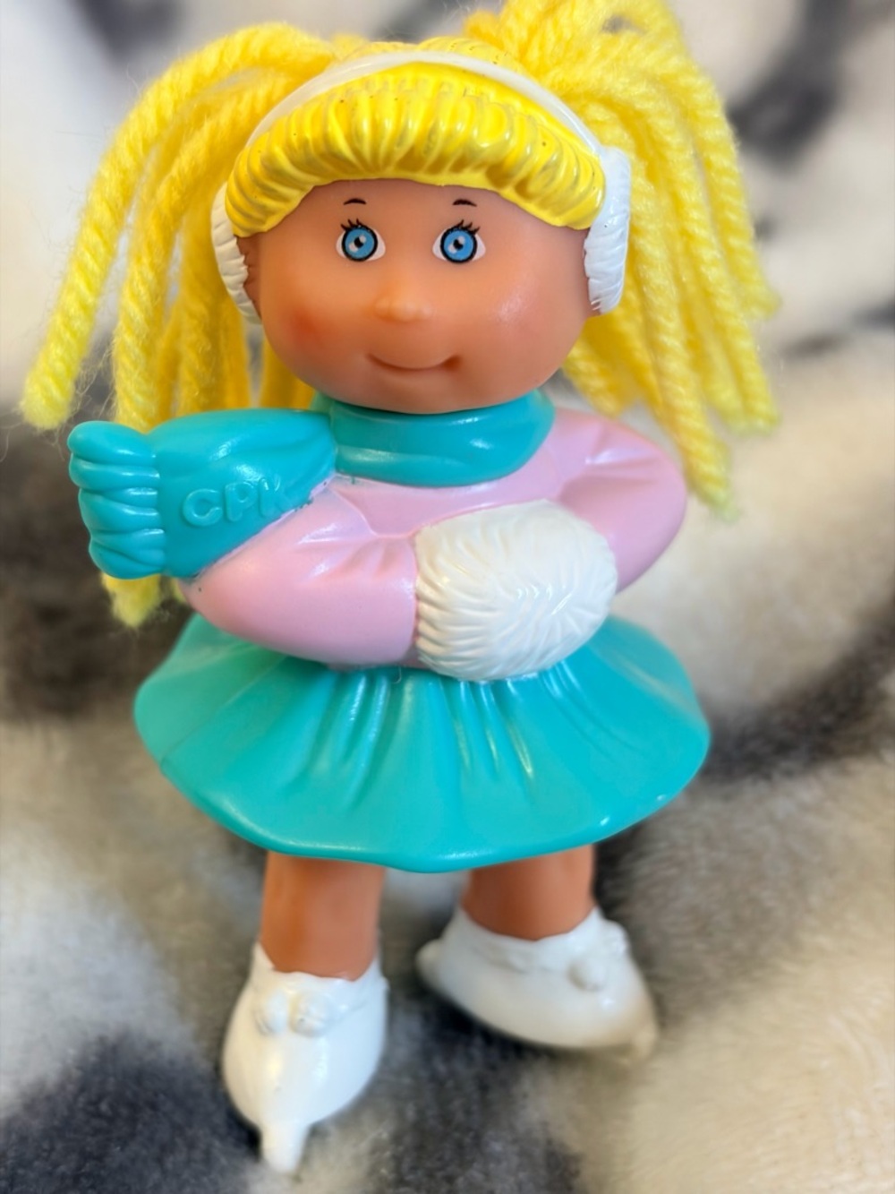 1992 VTG Cabbage Patch Kids Figure Skater McDonalds Happy Meal Toy/EUC